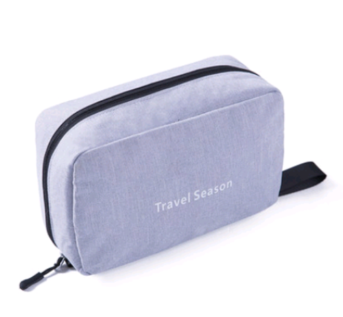 Hanging Travel Makeup Bag – Foldable Organiser with Hook