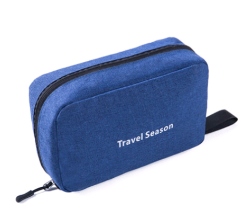 Hanging Travel Makeup Bag – Foldable Organiser with Hook
