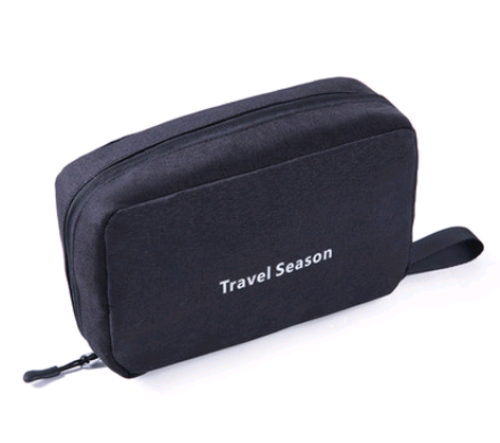 Hanging Travel Makeup Bag – Foldable Organiser with Hook
