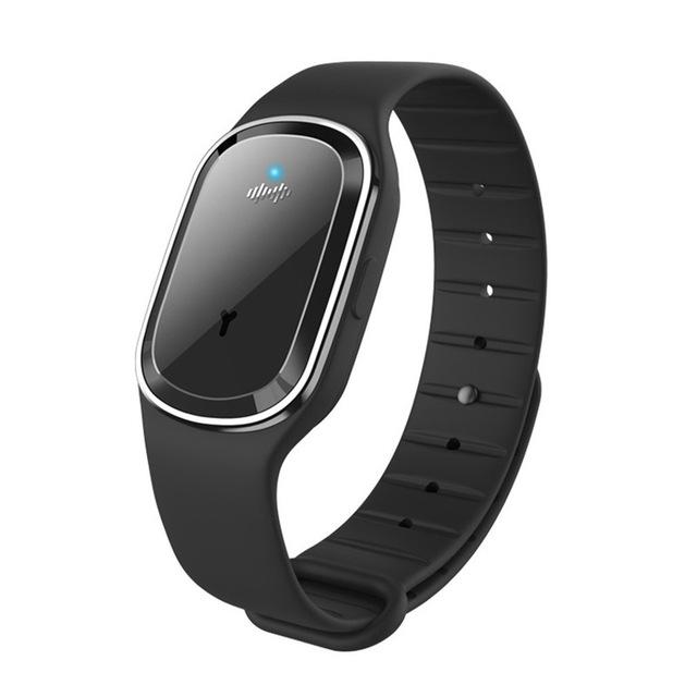Ultrasonic Mosquito Repellent Watch Band – Non-Toxic & Waterproof