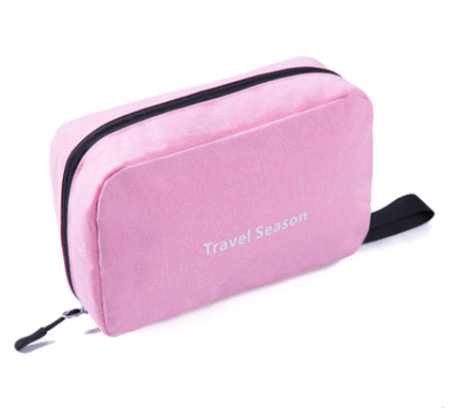 Hanging Travel Makeup Bag – Foldable Organiser with Hook