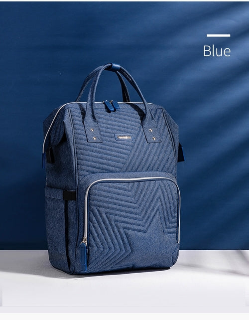 Modern Quilted Nappy Bag Backpack – Stylish Baby Bag for Mums