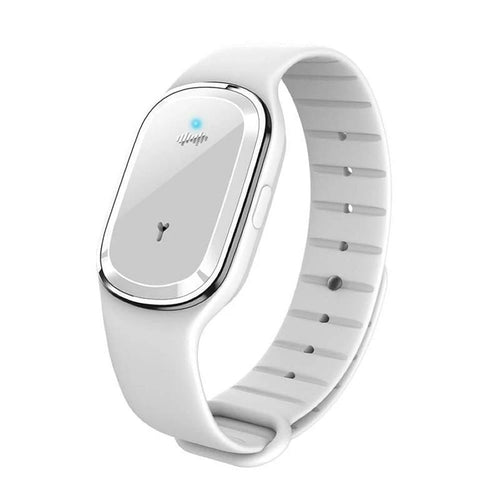 Ultrasonic Mosquito Repellent Watch Band – Non-Toxic & Waterproof