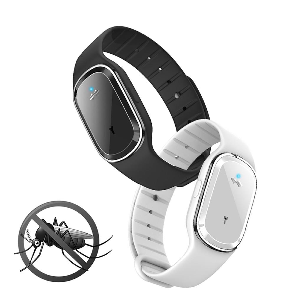 Ultrasonic Mosquito Repellent Watch Band – Non-Toxic & Waterproof