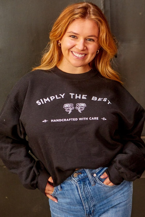 Simply the Bride & Simply the Best – Matching Bachelorette Sweatshirts