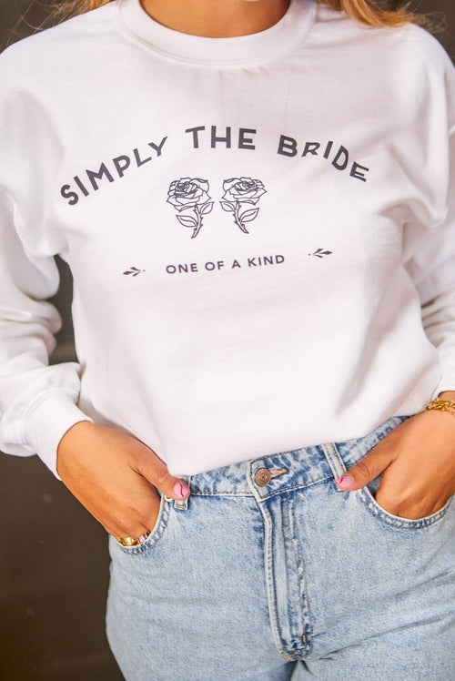 Simply the Bride & Simply the Best – Matching Bachelorette Sweatshirts