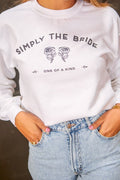 Simply the Bride & Simply the Best – Matching Bachelorette Sweatshirts