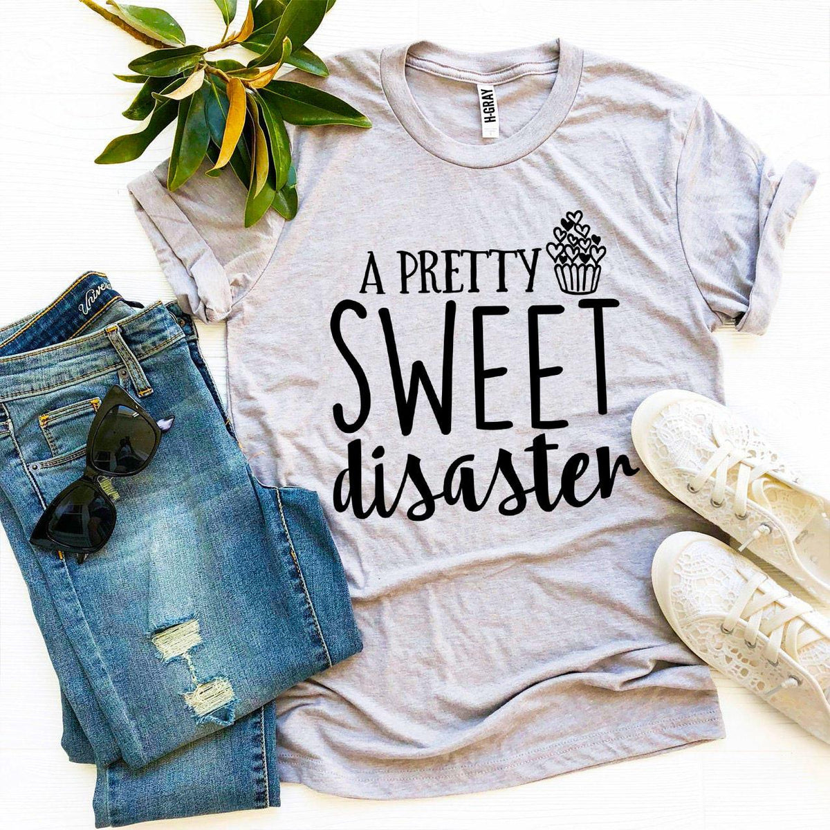 A Pretty Sweet Disaster – Funny Women's Graphic T-Shirt