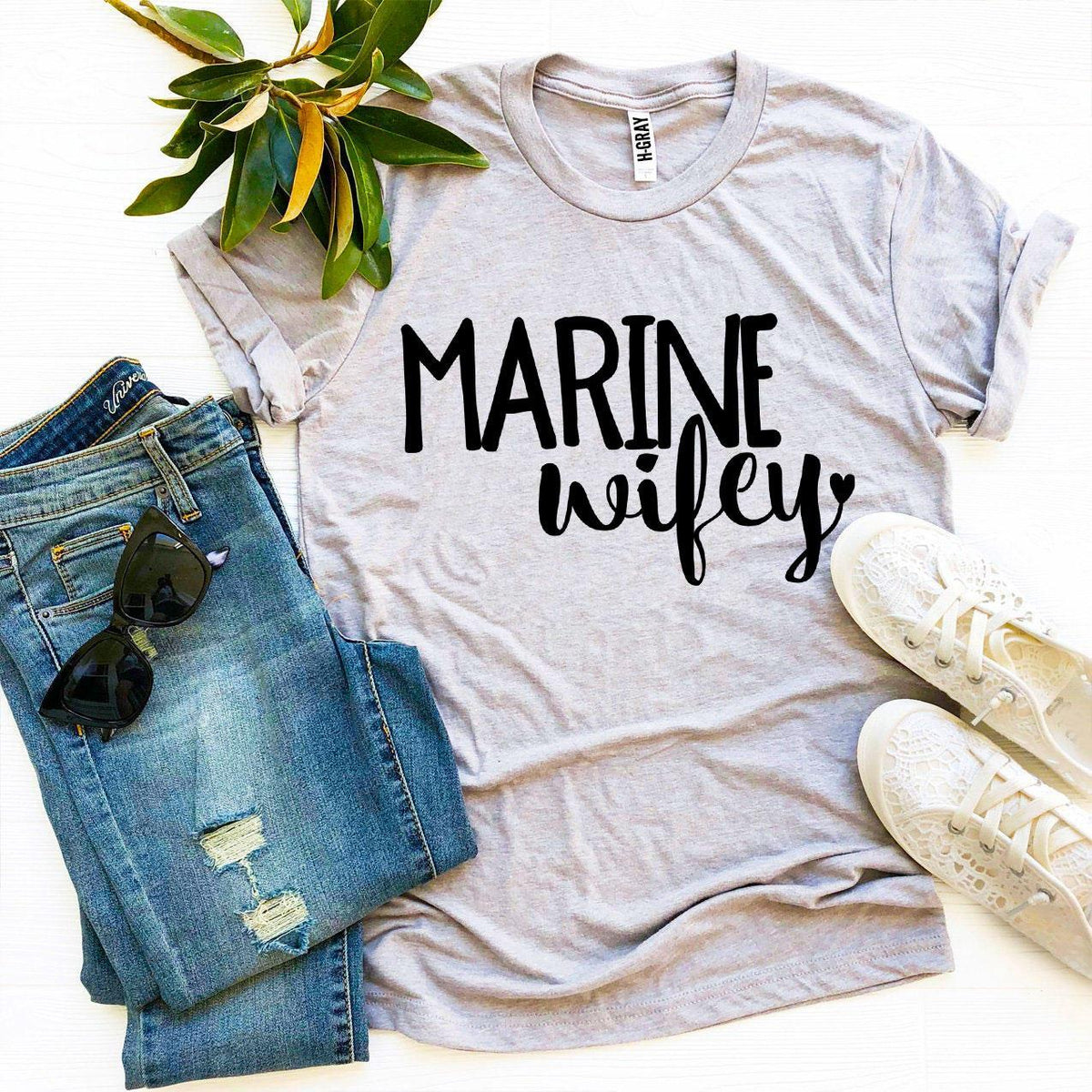 Marine Wifey T-Shirt – Military Wife Pride Tee