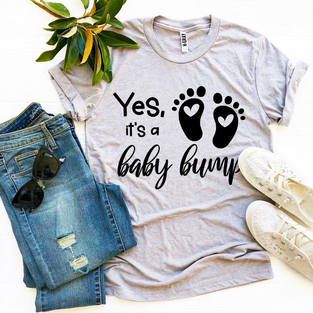 Yes, It's a Baby Bump T-Shirt – Funny Pregnancy Announcement Tee