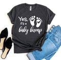 Yes, It's a Baby Bump T-Shirt – Funny Pregnancy Announcement Tee