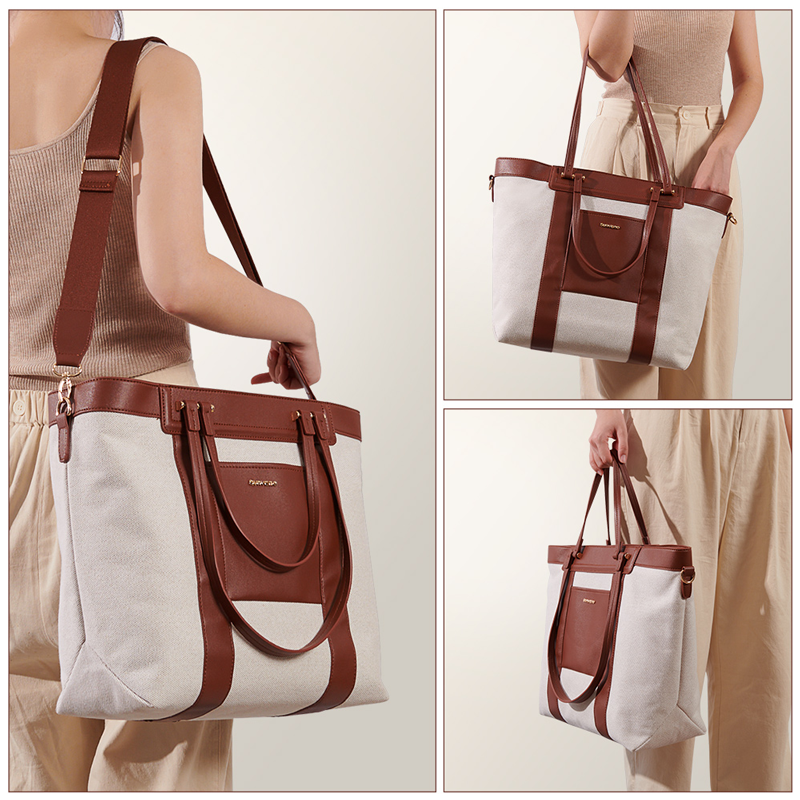 Canvas Nappy Handbag – Stylish Mum Tote Bag for Baby Essentials