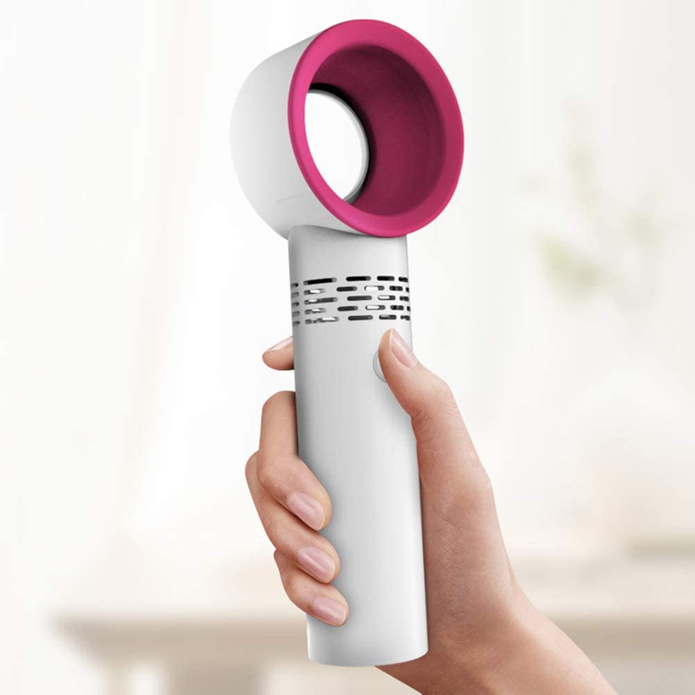 Portable Rechargeable Bladeless Fan – USB Mini Desk & Travel Fan