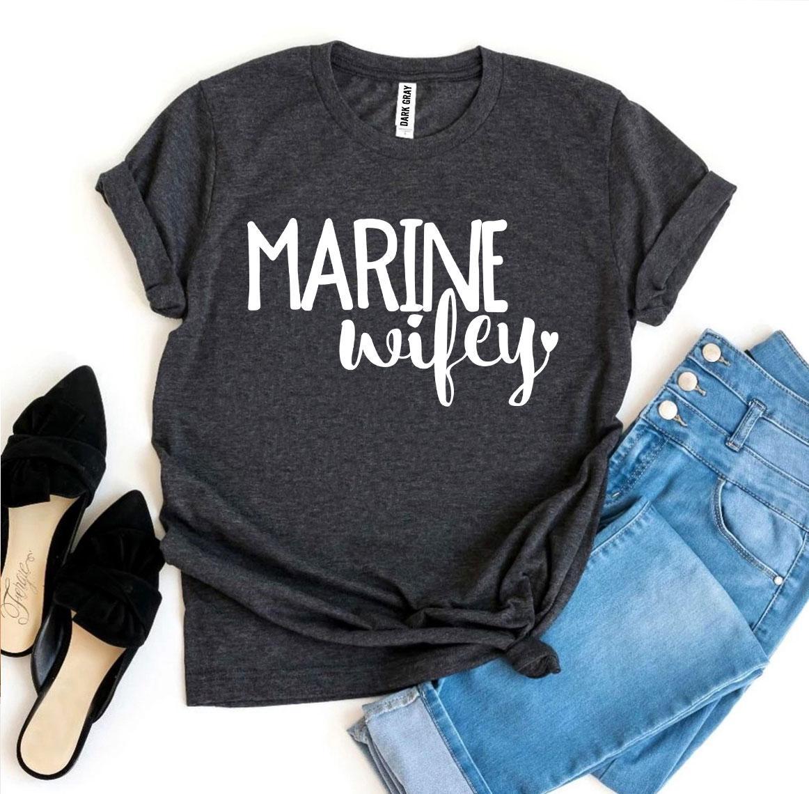Marine Wifey T-Shirt – Military Wife Pride Tee