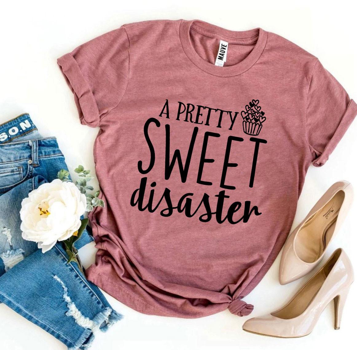 A Pretty Sweet Disaster – Funny Women's Graphic T-Shirt