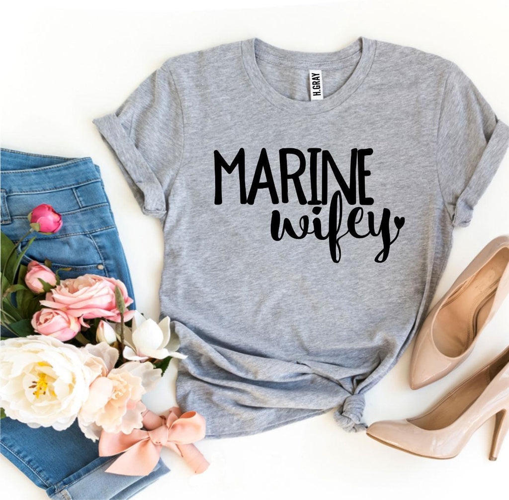 Marine Wifey T-Shirt – Military Wife Pride Tee