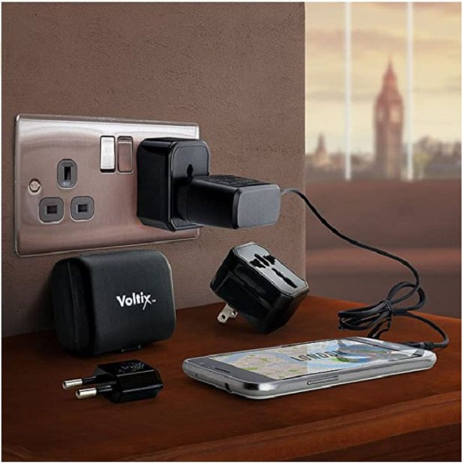 Universal Travel Plug Adapter – Works in 150+ Countries