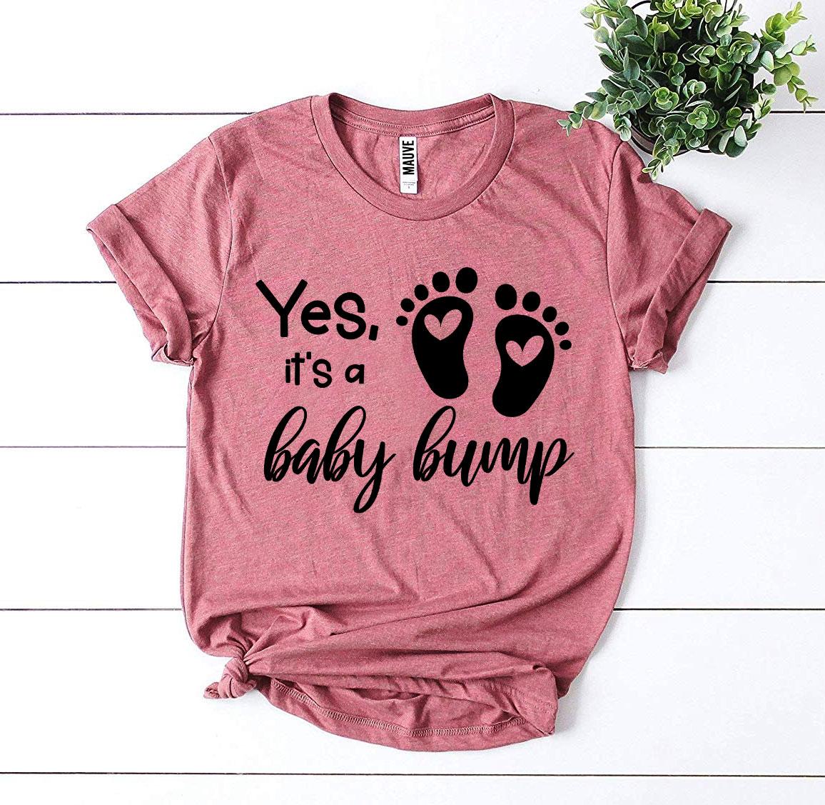 Yes, It's a Baby Bump T-Shirt – Funny Pregnancy Announcement Tee