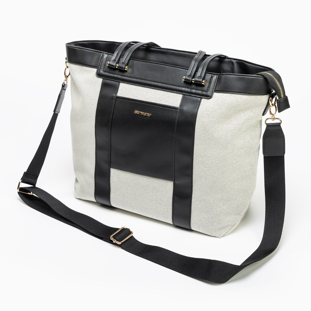 Canvas Nappy Handbag – Stylish Mum Tote Bag for Baby Essentials