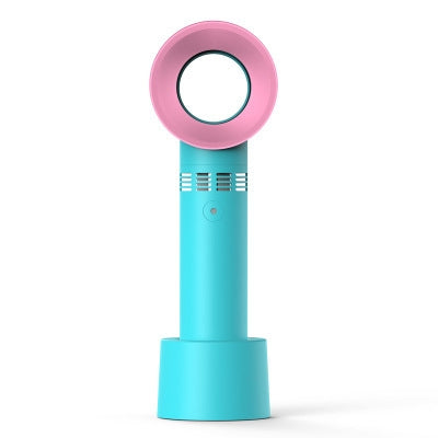 Portable Rechargeable Bladeless Fan – USB Mini Desk & Travel Fan