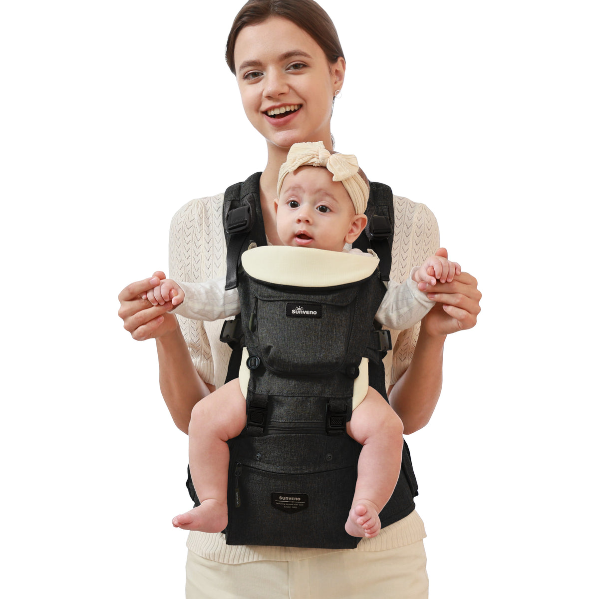 Ergonomic 3-in-1 Baby Carrier & Hip Seat – Versatile Baby Carrier for Parents