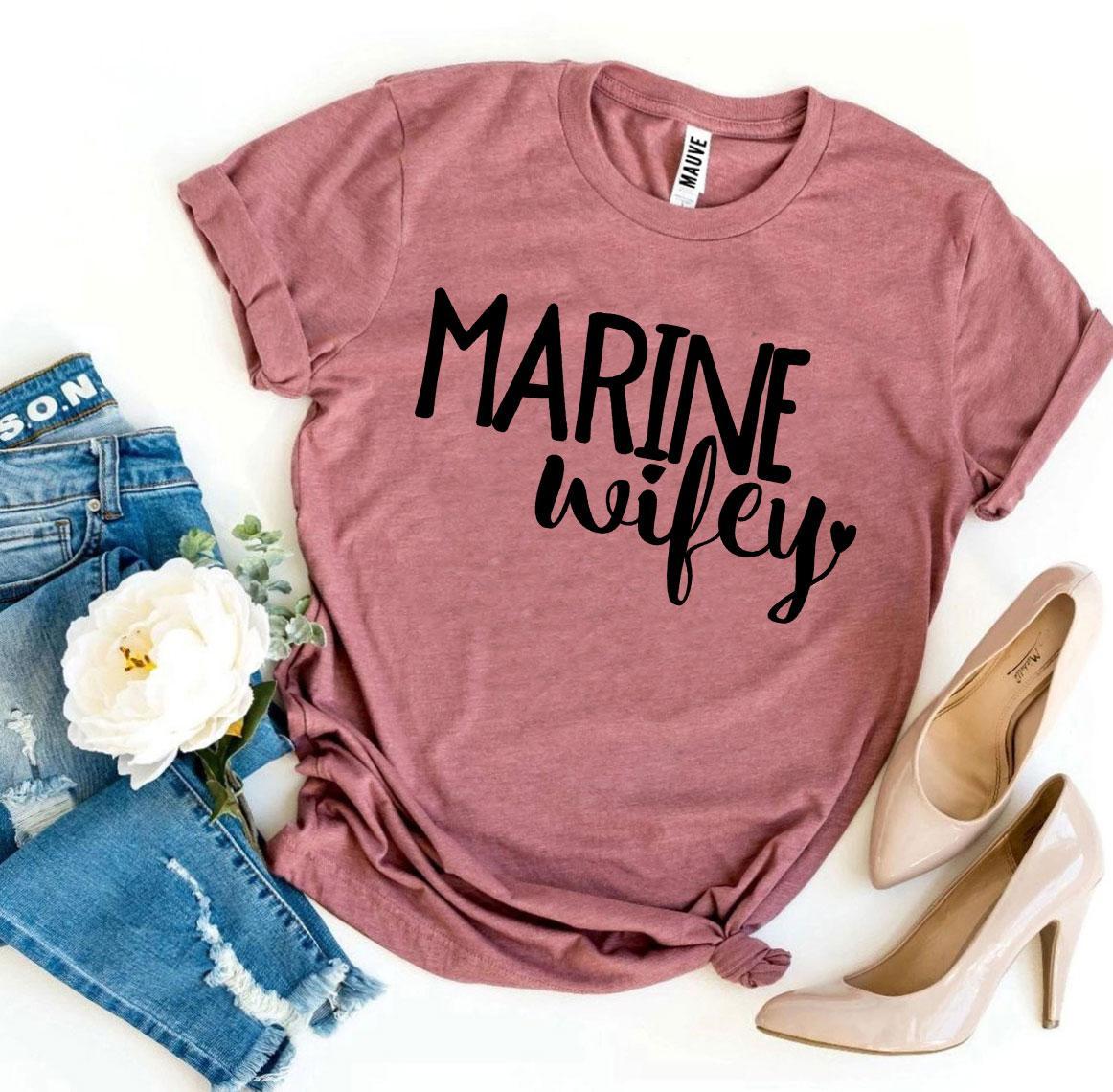 Marine Wifey T-Shirt – Military Wife Pride Tee