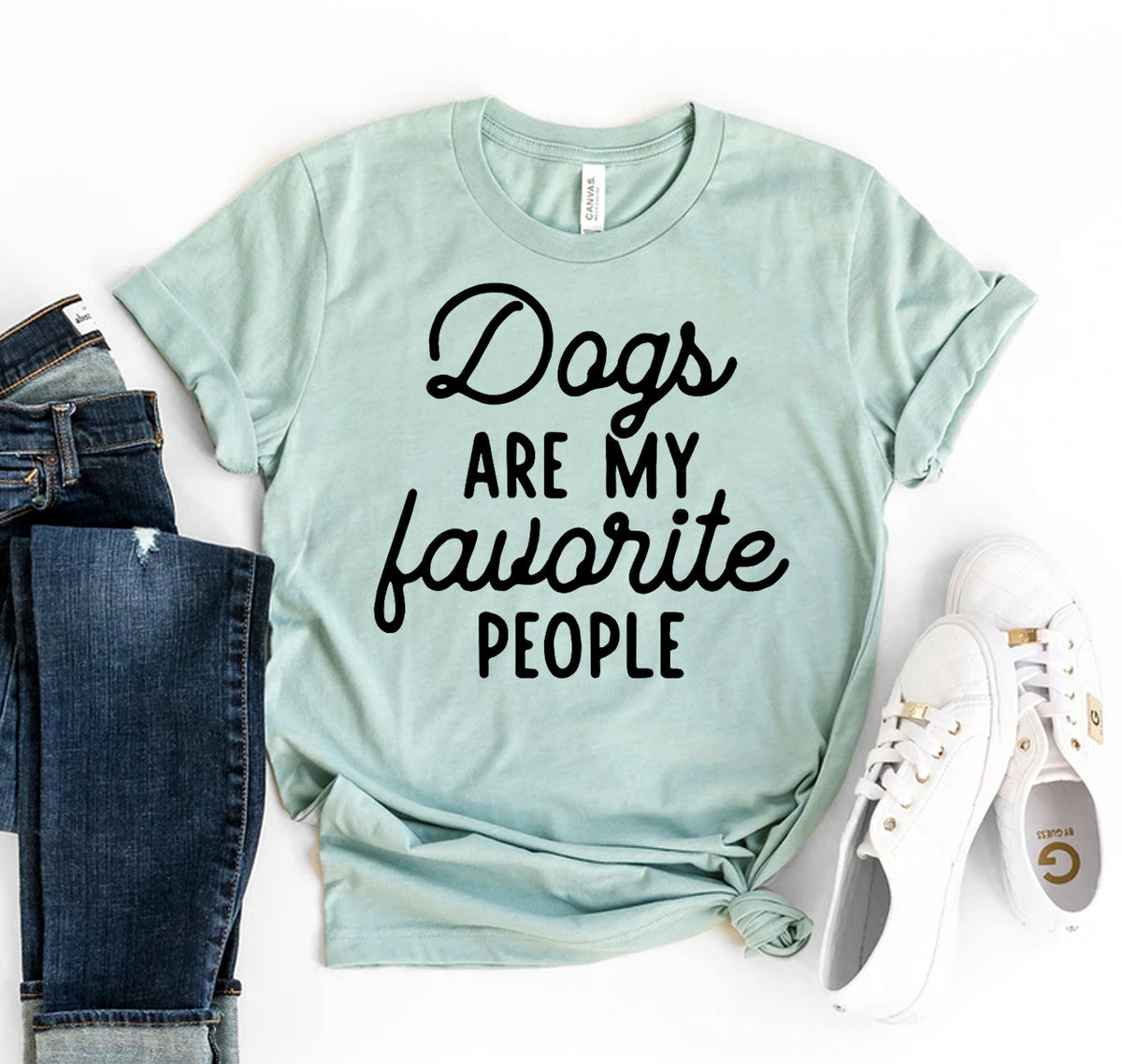 Dogs Are My Favourite People – Funny Dog Lover T-Shirt