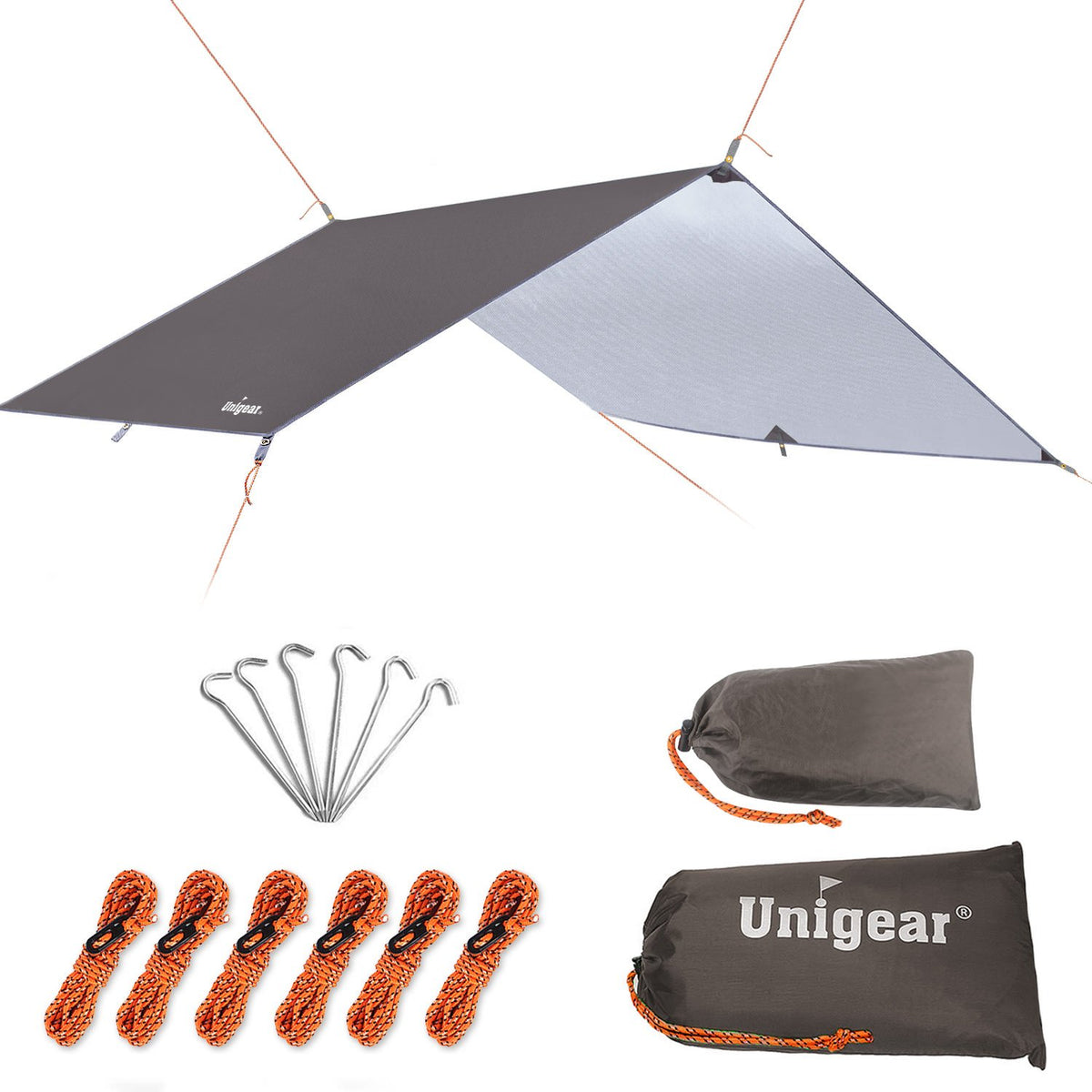 Waterproof Camping Tarp Shelter – Lightweight Rain & Sun Cover
